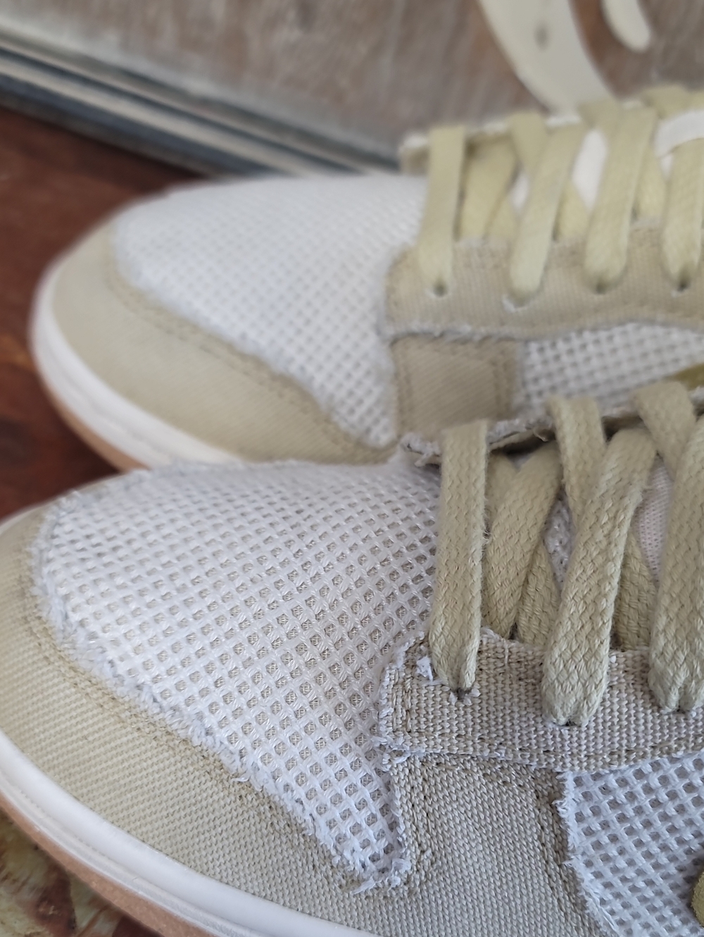 Nike Wmns Dunk Low Next Nature SE "Team Gold/Pale Ivory" Wmns 8.5 Good Cond. - Picture 14 of 15